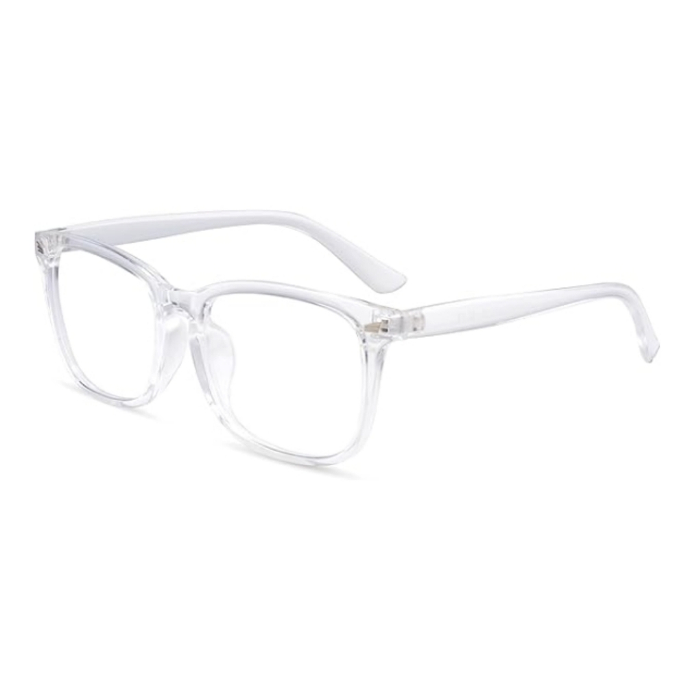 Non Prescription Glasses Square Clear Lens Eyeglasses Transparent